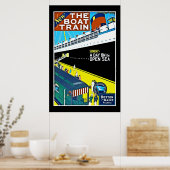 Affiche de voyage Vintage Boston Maine Railroad (Cuisine)