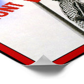 Affiche de voyage Vintage Canada Mont-Tremblant Sk (Coin)