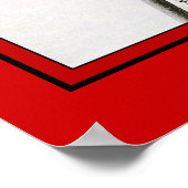 Affiche de voyage Vintage Canada Mont-Tremblant Sk (Coin)