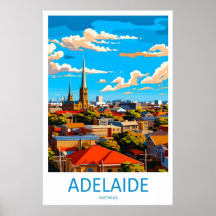 Affiche de voyage vintage d'Adélaïde Parc national
