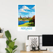 Affiche de voyage vintage d'Adélaïde Parc national (Bureau à domicile)