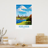 Affiche de voyage vintage d'Adélaïde Parc national (Cuisine)
