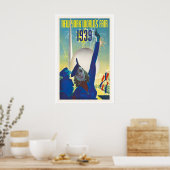 Affiche de voyage vintage de la Foire internationa (Cuisine)