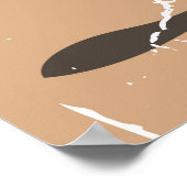 Affiche de voyage Vintage de l'océan Indien (Coin)