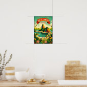 Affiche de voyage vintage de Rio de Janeiro (Cuisine)
