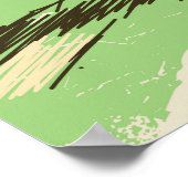 Affiche de voyage vintage de Saskatchewan Canada (Coin)