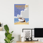 Affiche de voyage vintage de Sidmouth South Devon. (Bureau à domicile)