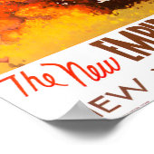 Affiche de voyage vintage Empire State Express (Coin)