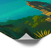 affiche de voyage vintage guatemala (Coin)