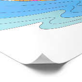 Affiche de voyage vintage Hawaï (Coin)