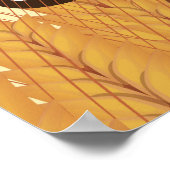 Affiche de voyage vintage Indiana (Coin)