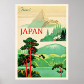 Affiche de voyage vintage Japon (Devant)