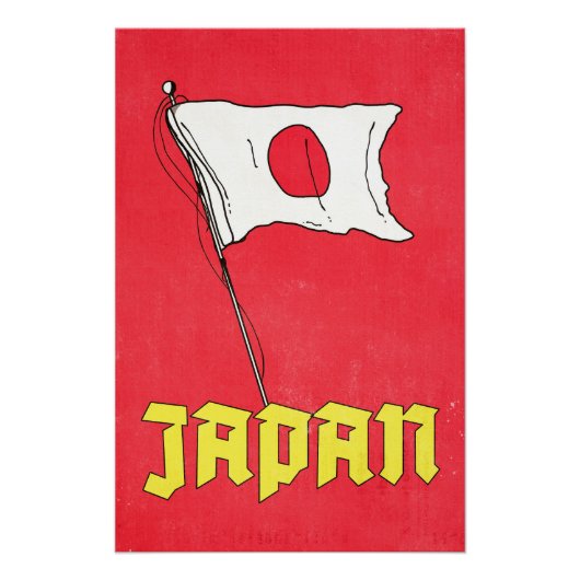 Affiche de voyage vintage Japon (Devant)