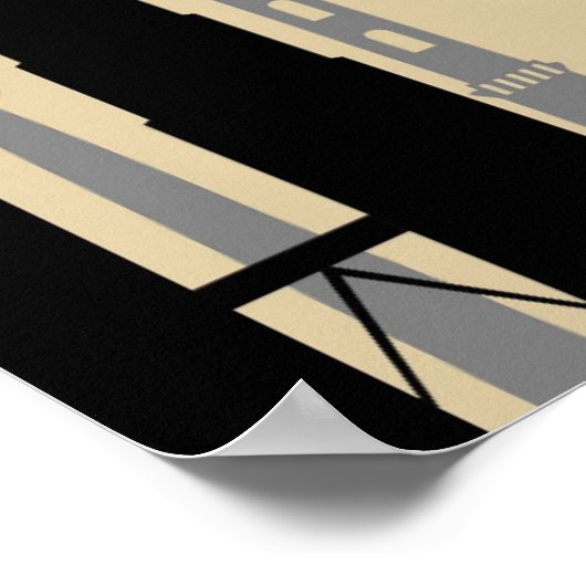 Affiche de voyage vintage Kuala Lumpur (Coin)