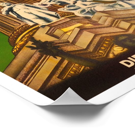 Affiche de voyage vintage mexicaine (Coin)