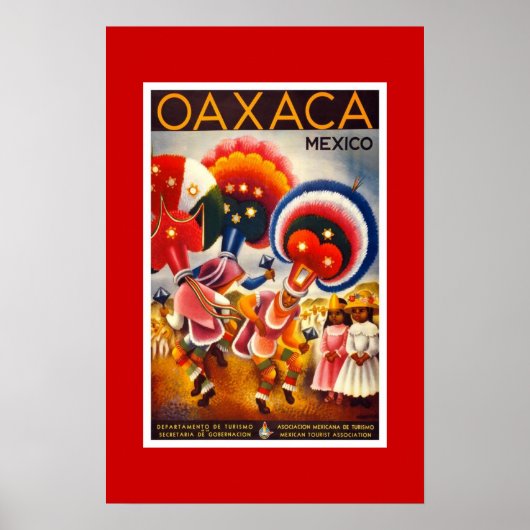 Affiche de voyage vintage Mexique 2 (Devant)