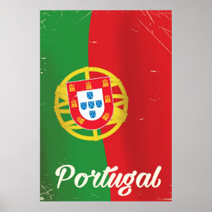 Affiche de voyage vintage Portugal.