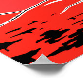 Affiche de voyage vintage pour le Maroc (Coin)