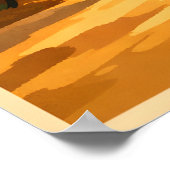 Affiche de voyage vintage Sri Lanka (Coin)