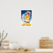 affiche de voyage vintage Sun Valley (Cuisine)