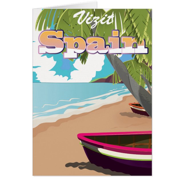 Affiche de voyage Visitez l'Espagne (Devant)