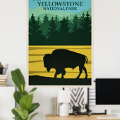 Affiche de voyage Yellowstone (Bureau à domicile)