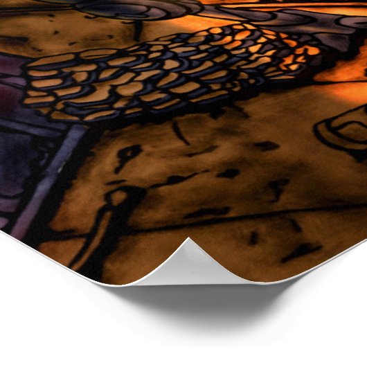 Affiche de vue de rue FireDome (Coin)