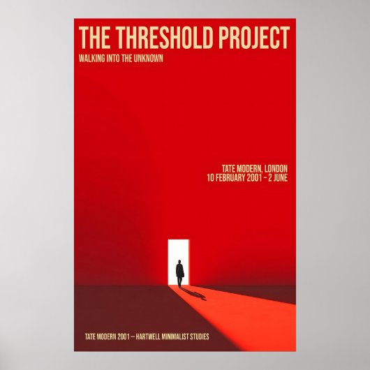 Affiche de Walking Into the Unknown Impression  Mi (Devant)