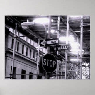 Affiche de Wall Street