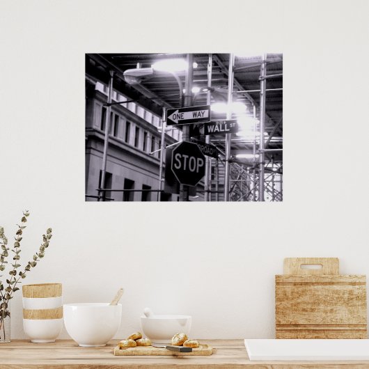 Affiche de Wall Street (Cuisine)