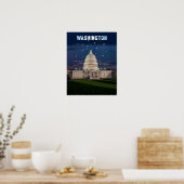 Affiche de Washington DC (Cuisine)