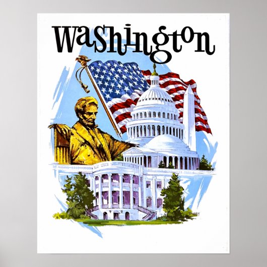 Affiche de Washington DC (Devant)