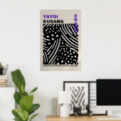 Affiche de Yayoi Kusama - Impression de Yayoi Kusa (Bureau à domicile)