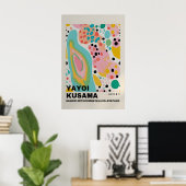Affiche de Yayoi Kusama - Impression de Yayoi Kusa (Bureau à domicile)