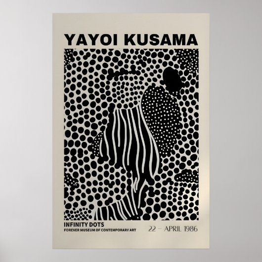 Affiche de Yayoi Kusama - Impression de Yayoi Kusa (Devant)