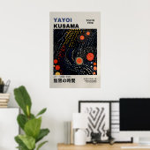 Affiche de Yayoi Kusama - Impression de Yayoi Kusa (Bureau à domicile)