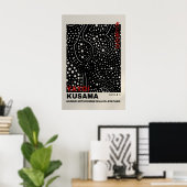 Affiche de Yayoi Kusama - Impression de Yayoi Kusa (Bureau à domicile)