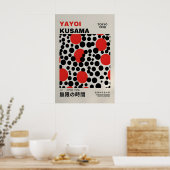 Affiche de Yayoi Kusama - Impression de Yayoi Kusa (Cuisine)