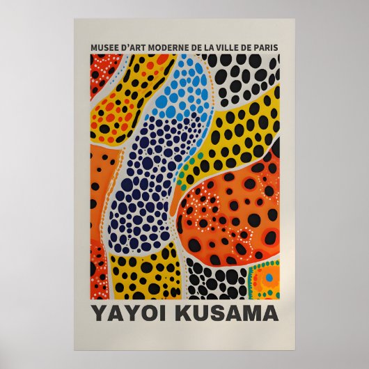 Affiche de Yayoi Kusama - Impression de Yayoi Kusa (Devant)
