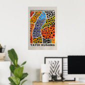 Affiche de Yayoi Kusama - Impression de Yayoi Kusa (Bureau à domicile)