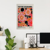Affiche de Yayoi Kusama - Impression de Yayoi Kusa (Bureau à domicile)