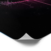 Affiche de yin yang splash art - Décor zen (Coin)