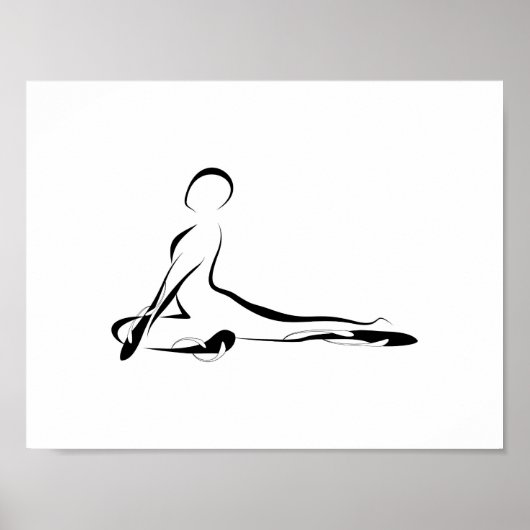 Affiche de yoga (Devant)