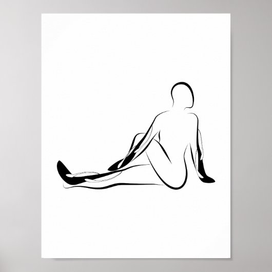 Affiche de yoga (Devant)