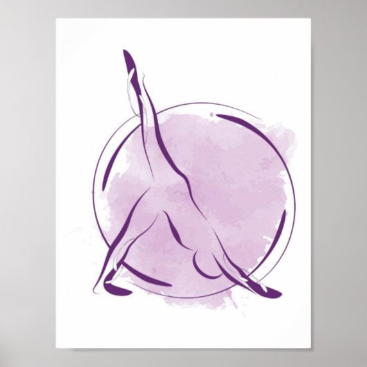 Affiche de yoga (Devant)