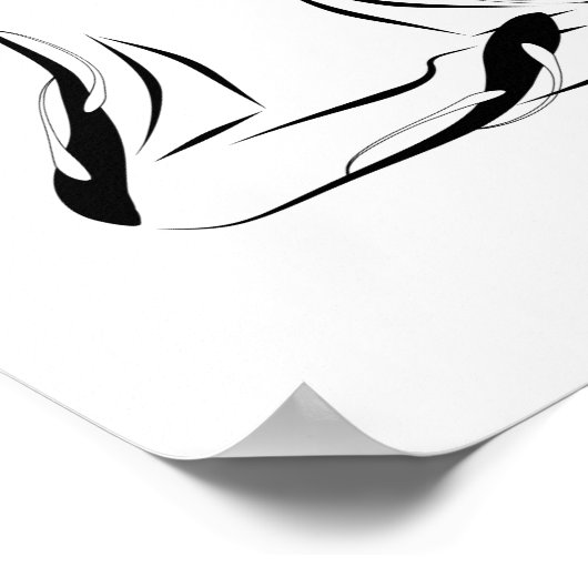 Affiche de yoga (Coin)