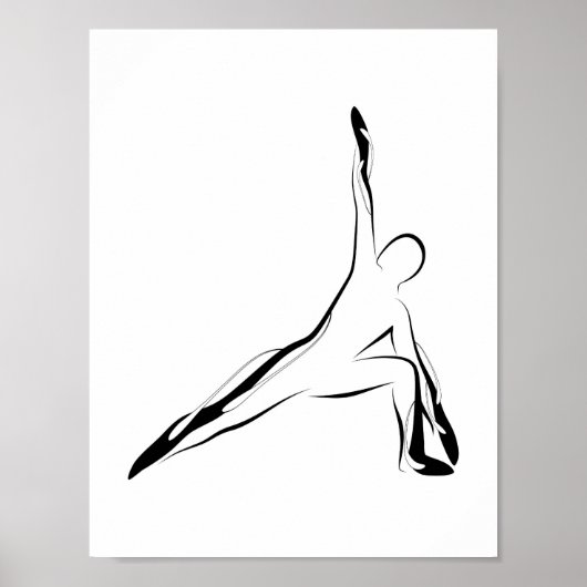 Affiche de yoga (Devant)