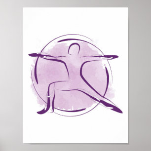 Affiche de yoga
