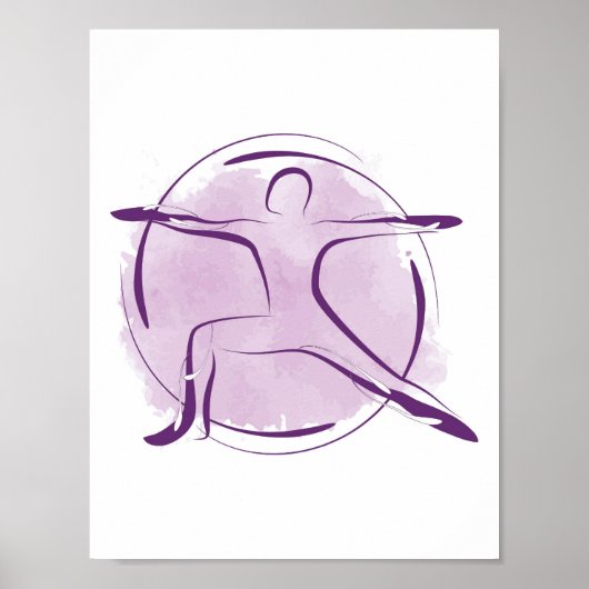 Affiche de yoga (Devant)
