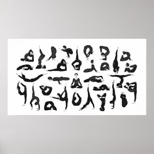 Affiche de yoga